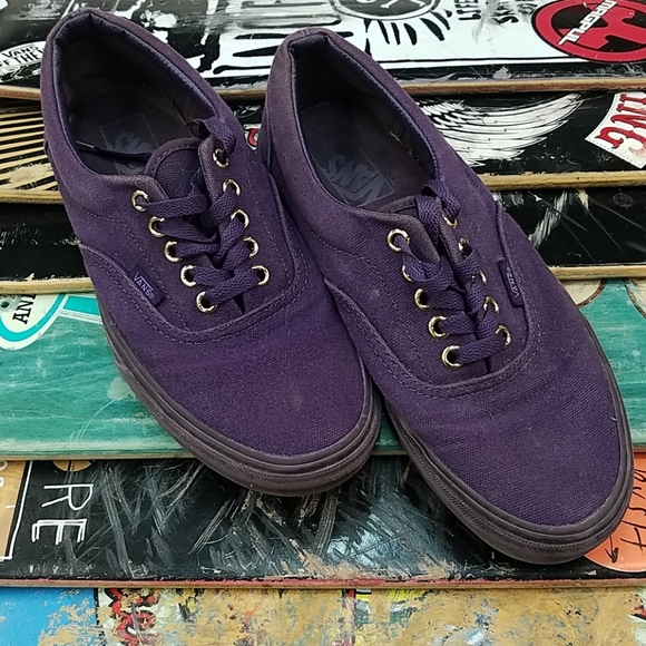 purple and gold vans